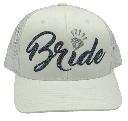 Bachelorette Party Hat - Embroidered Bride Tribe Snapback Trucker Cap for Wedding, Bridal Shower & Girls Night Out