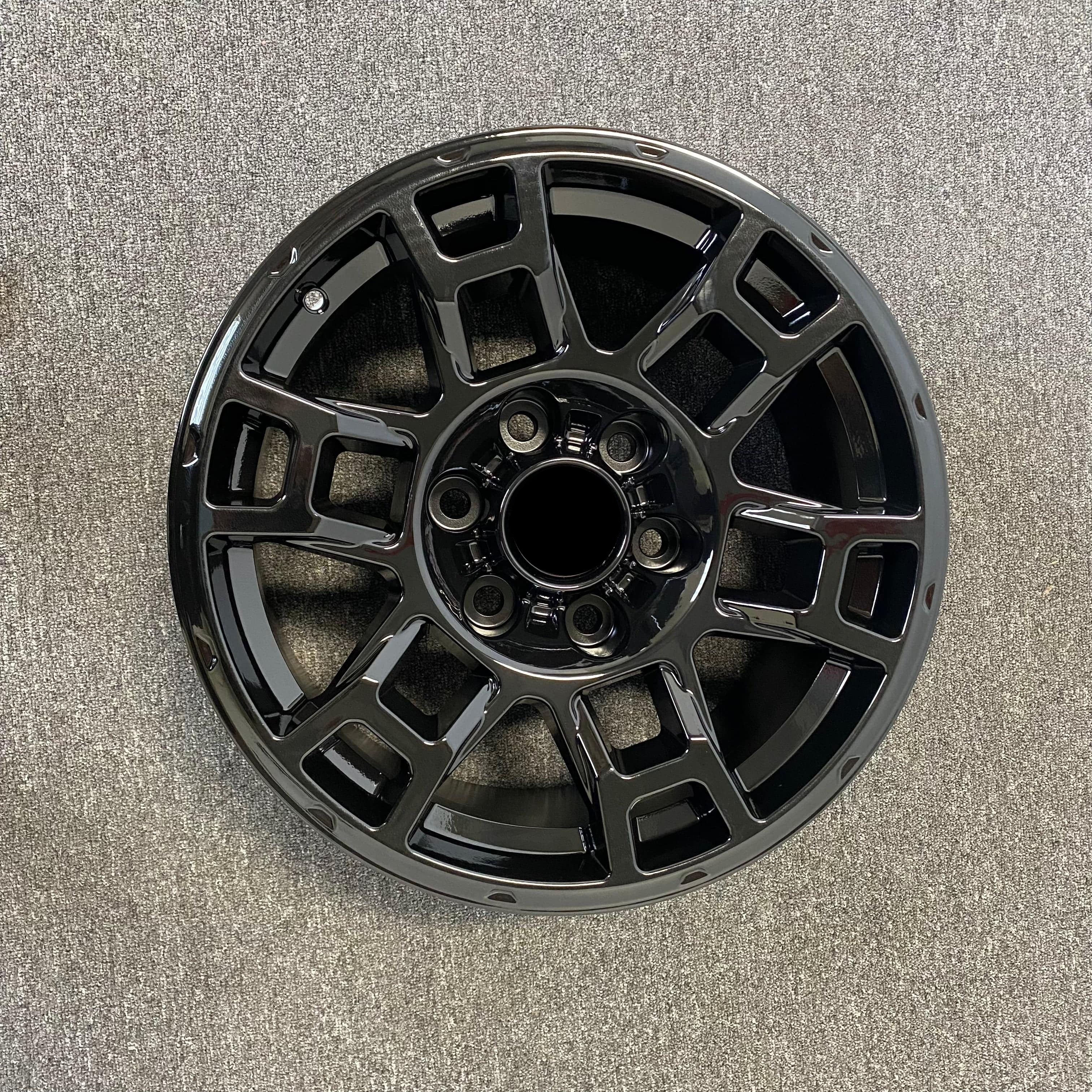 2021 Black Pro Style Wheels - 20 Inch Rims for Toyota Tacoma, 4Runner, FJ Cruiser, Sequoia & Land Cruiser - Off-Road & Street Performance Upgrade