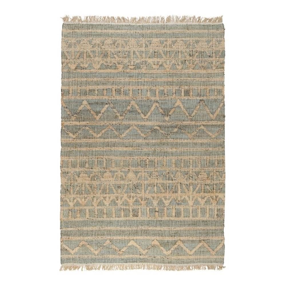 Kosas Home Megan 5' x 8' Natural Green Area Rug - Soft Modern Boho Rug for Bedroom, Kitchen & Living Room | Perfect for Home Decor, Floor Covering & Cozy Interior Design