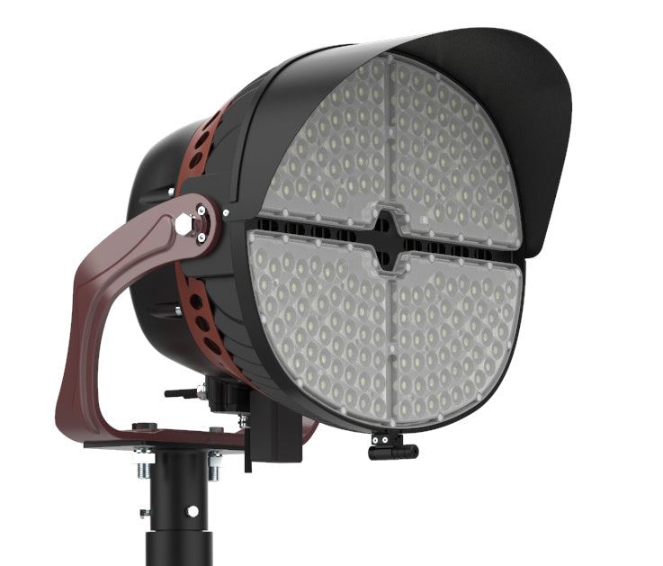 Konlite VEGA LED Sports Light - 505W 70,000 Lumens 5000K Daylight - 120-277V Wide Voltage - 4H4V Beam Angle - 1500W Metal Halide Equivalent - 10 Year Warranty - Perfect for Stadiums, Arenas, Tennis Courts & Outdoor Sports Lighting