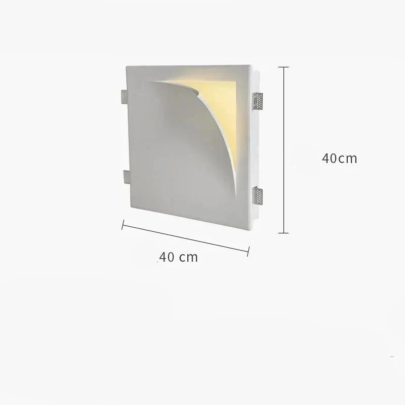 Minimalist Modern Edge Wall Light - Set of 2, LED Wall Sconce for Bedroom, Living Room, Hallway & Staircase Lighting