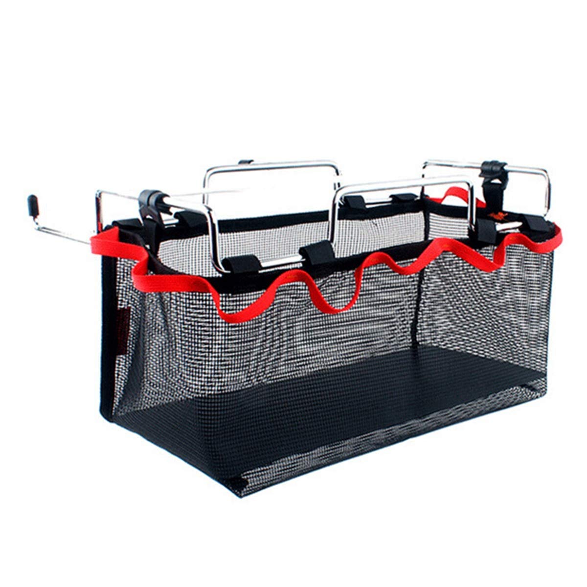 SH-CHEN Mesh Storage Net Bag - Durable Shelf Organizer for Picnic, Camping & Kitchen | Hanging Storage Solution for Folding Tables & Outdoor Use