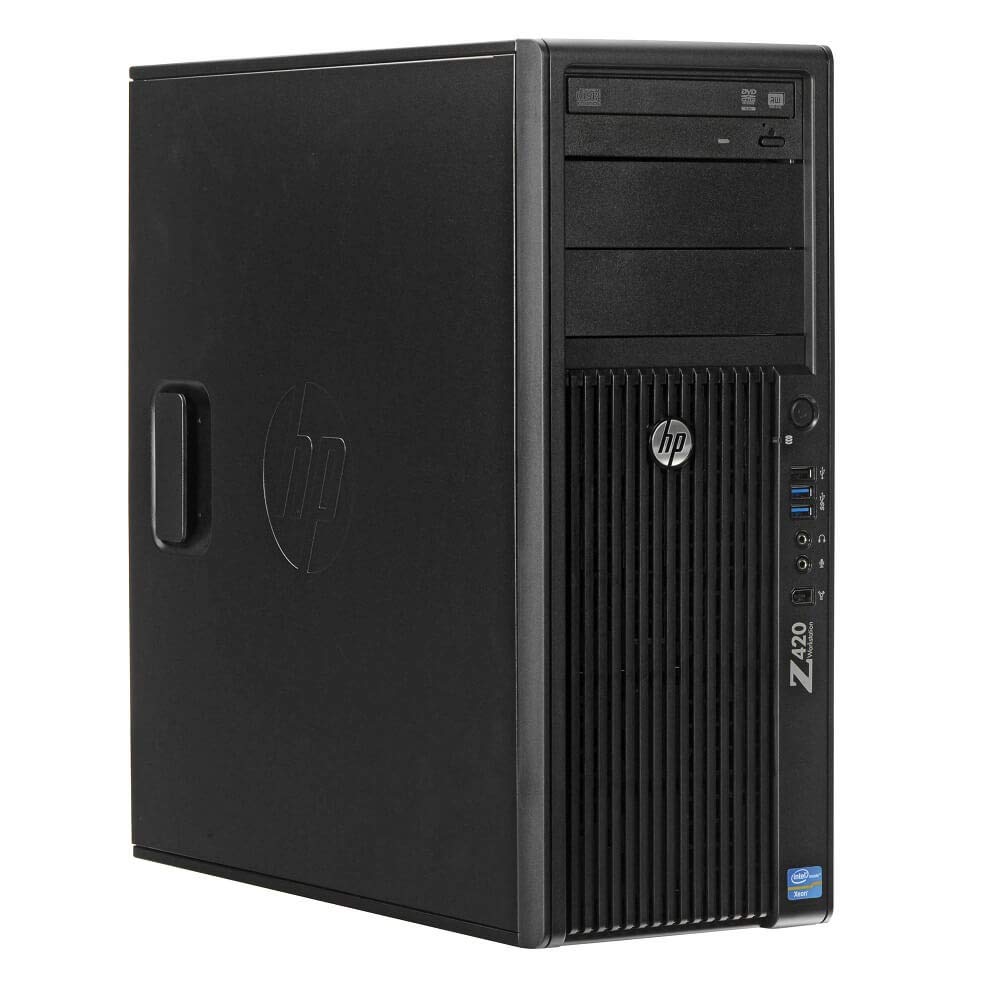 HP Z420 Workstation - Intel Xeon E5-1650 V2 6-Core 3.5GHz, 32GB RAM, 512GB SSD, HDMI - Certified Refurbished for Graphic Design, Video Editing & 3D Rendering