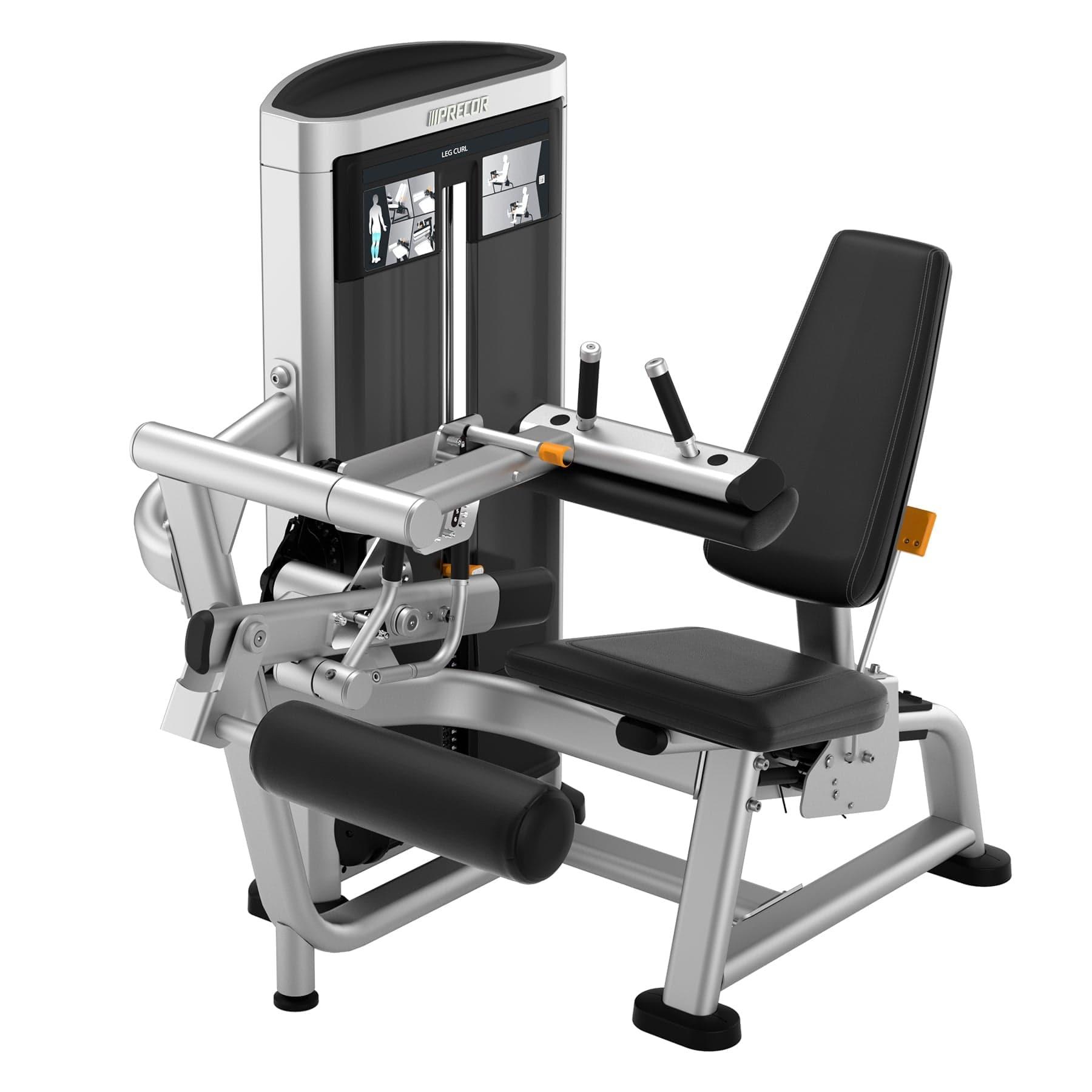 Precor Resolute Series Seated Leg Curl Machine (RSL0619) - Professional Gym Equipment for Home & Commercial Use - Perfect for Leg Strength Training & Rehabilitation Exercises