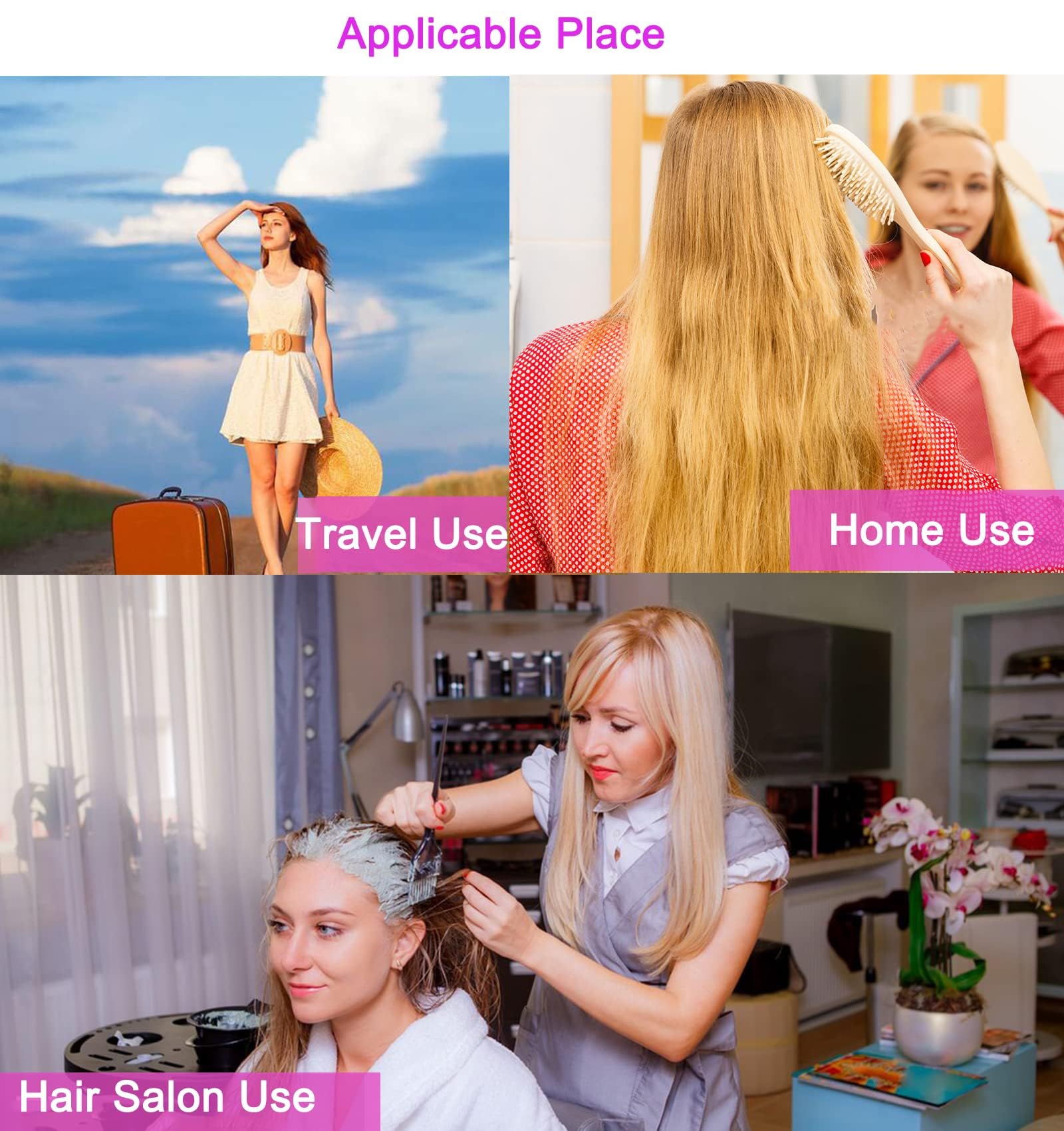 **KIRA Plastic Hair Applicator Bottle with Comb & Cap - 250ml Scalp & Hair Dye Bottle for Salon, DIY Hair Oil & Treatment (Purple, Pack of 1) - Perfect for At-Home Hair Coloring & Professional Salon Use**