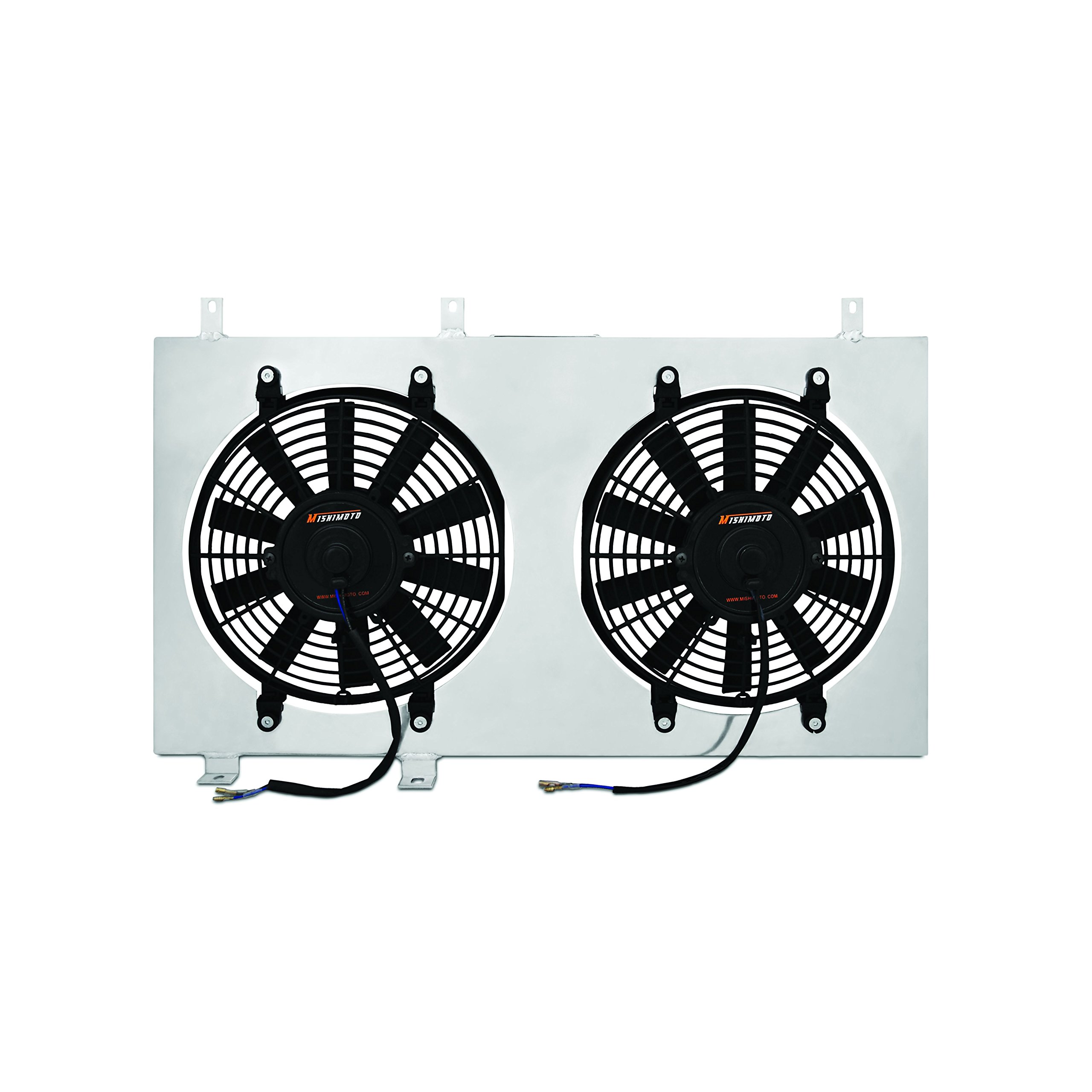 Mishimoto MMFS-MR2-90 Performance Aluminum Fan Shroud for Toyota MR-2 1990-1997 - Silver - High-Performance Cooling Upgrade for Track & Street Racing