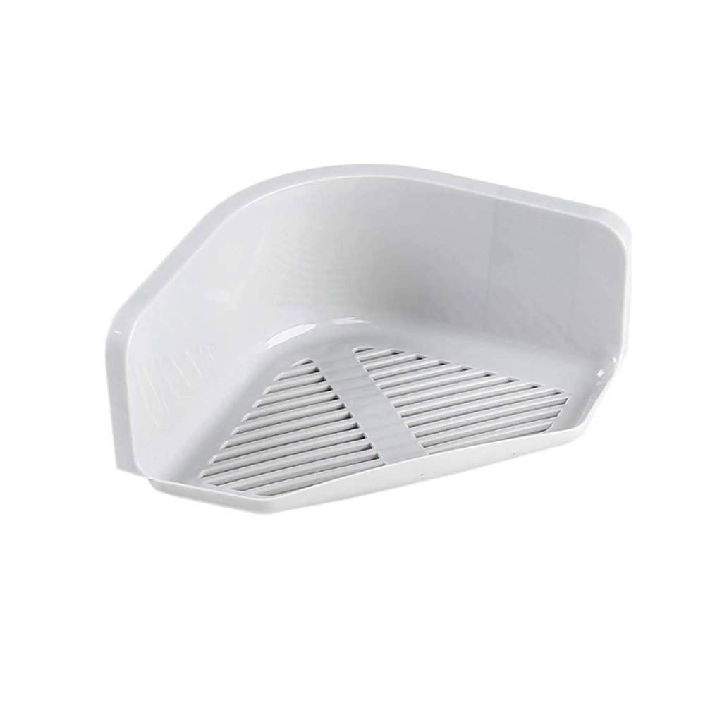 KLHHG Plastic Bathroom Shelf Organizer - Space Saving Corner Shower Caddy, Wall Mounted Storage Shelf for Shampoo, Soap & Bath Essentials - Perfect for Small Bathrooms & Showers