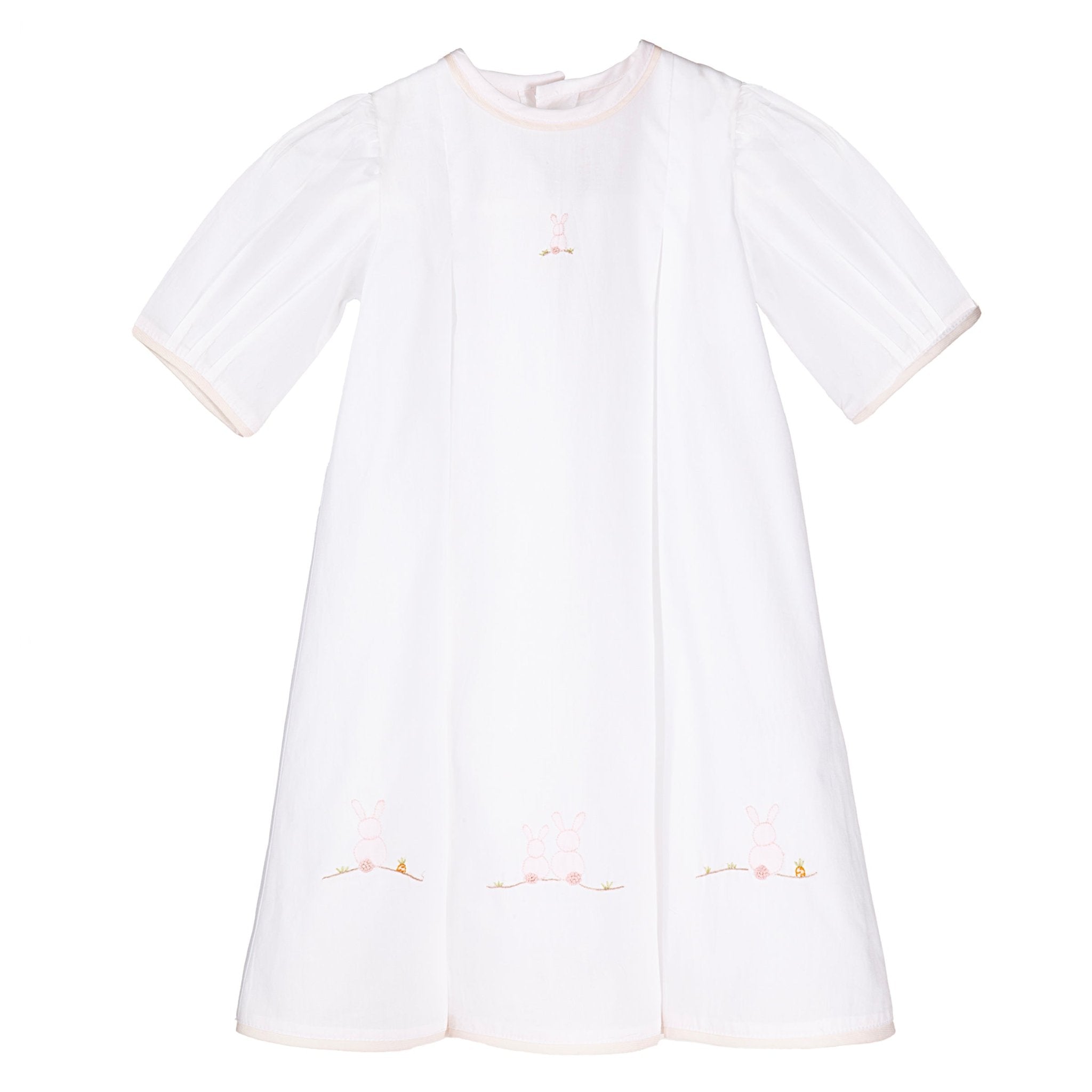 Soft Baby Bunny Cotton Daygown - Cute Newborn Outfit for Girls & Boys - Perfect for Photoshoots, Christenings & Special Occasions