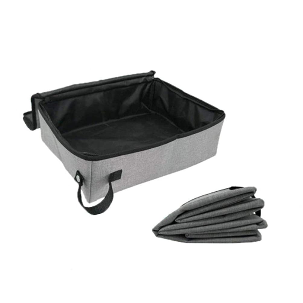 Foldable Portable Cat Litter Box with Cover - Travel Friendly Pet Toilet Tray for Cats & Small Dogs - Perfect for Home, Car Trips, and Outdoor Adventures
