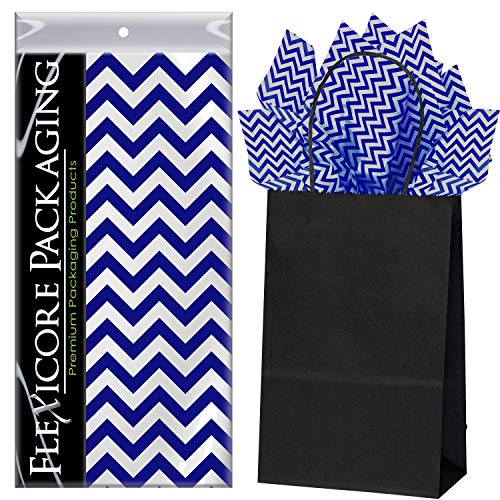 Navy Blue Chevron