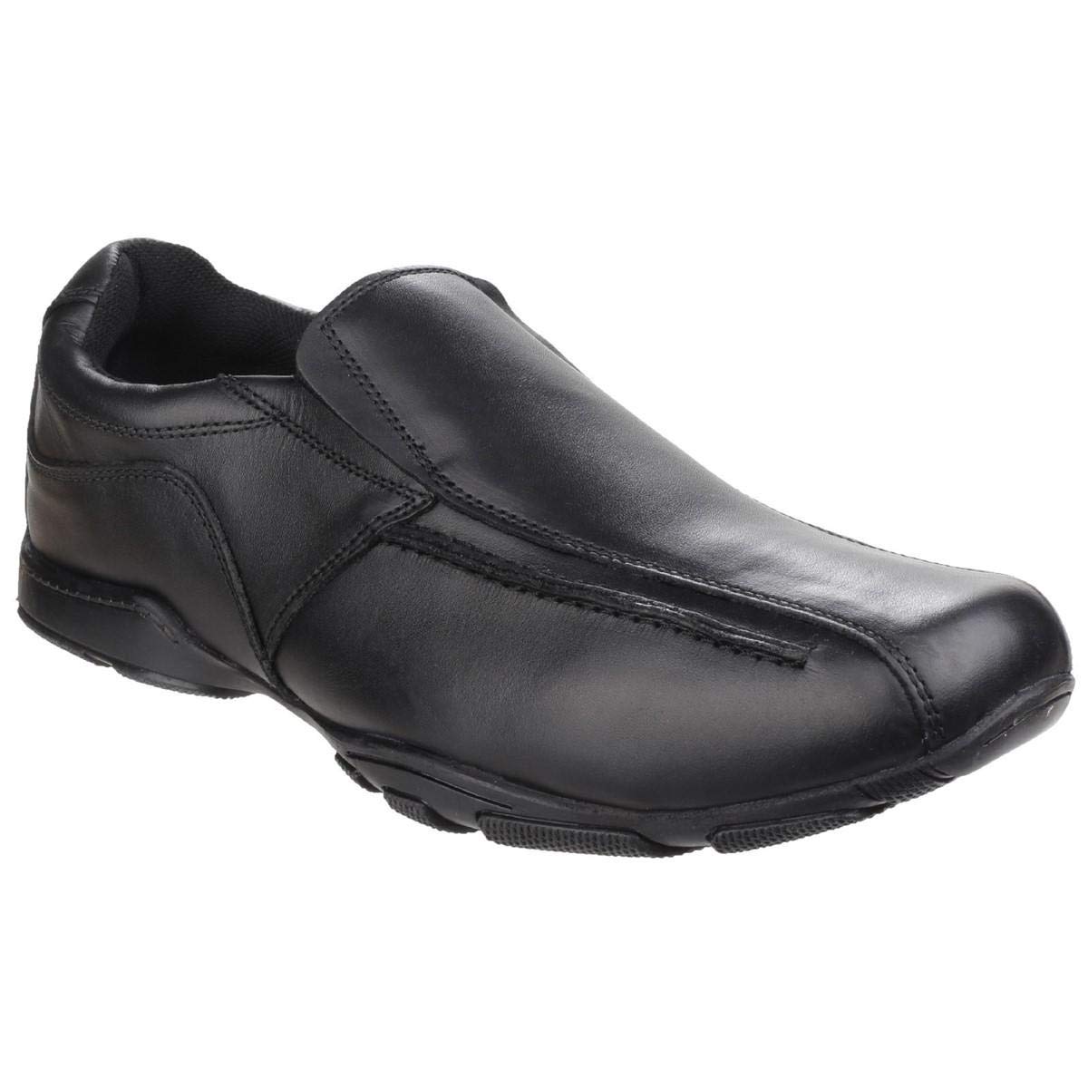 Hush Puppies Boys' Loafers - Comfortable Casual Slip-On Shoes for School, Church & Everyday Wear