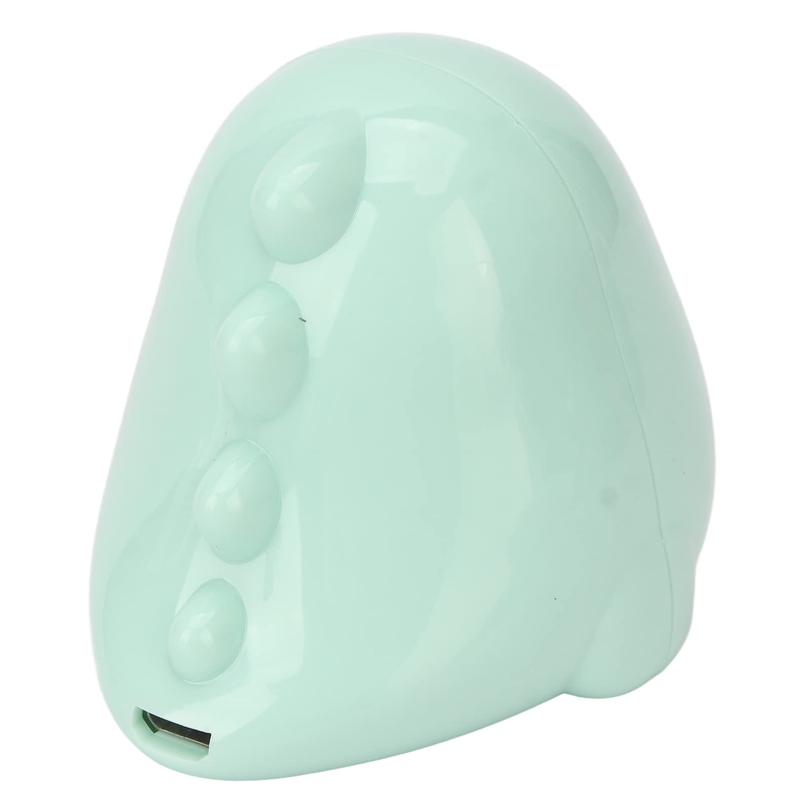 Dinosaur Shaped UV LED Nail Lamp - 4 LED Chips, Fast Curing for Gel Polish, Portable & Mini Design - Perfect for Home & Salon Use (Green)