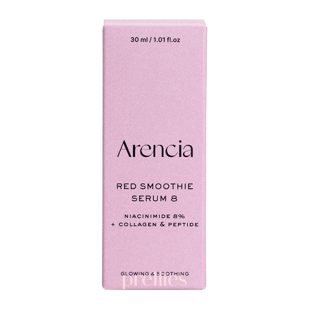 Arencia Fresh Red Smoothie Serum - 30ml Hydrating & Brightening Facial Serum for Glowing Skin | Perfect for Morning Skincare Routine & Anti-Aging Care