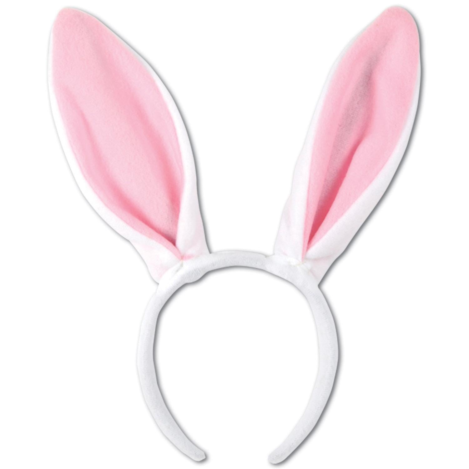 12 Pack Beistle Easter Soft Touch Bunny Ears - Pastel Colored Headbands for Kids & Adults - Perfect for Easter Party, Spring Festival, Photo Props & Costume Accessories