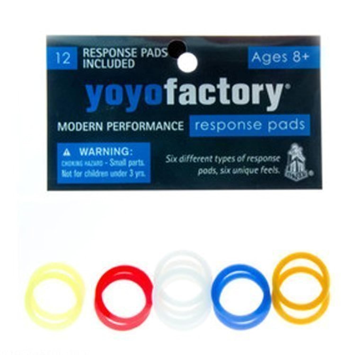 YoYoFactory Pro Pad Pack - 12pk Large & Slim Response Pads for Professional Yo-Yo Performance - Perfect for Yo-Yo Tricks, Competitions, and Smooth Play
