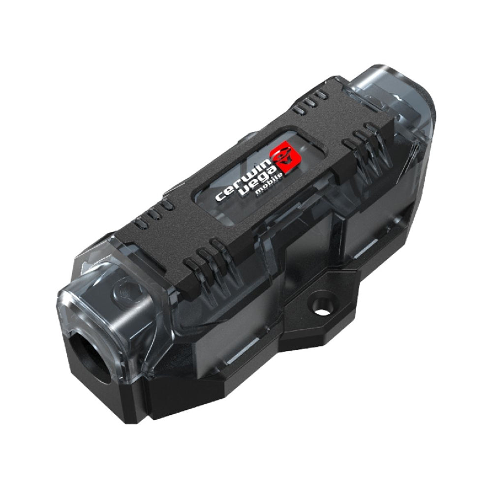 Cerwin Vega AGU1 4 Gauge Input Output Fuse Holder with 8 Gauge Reducer - High Power Car Audio Protection for Amplifiers, Subwoofers & Stereo Systems