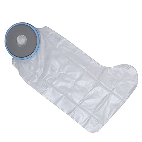 Omabeta Waterproof Leg Cover for Shower - Reusable Wound Protector & Cast Sleeve Bag for Adults | Ideal for Half Leg Showering, Bathing & Wound Care (Model N-2104)