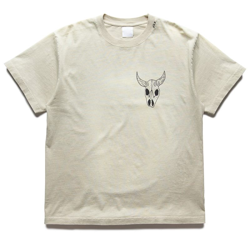 Alchemist Lost Skull Graphic T-Shirt | Jet Stream Color | Streetwear Fashion for Men | Perfect for Casual Outings & Music Festivals