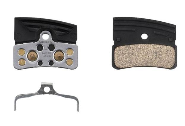 High-Performance Metal Brake Pads with Fin P04C for 4-Piston Calipers - Compatible with Shimano XTR/BR-M9220 - Ideal for Mountain Biking & Off-Road Adventures
