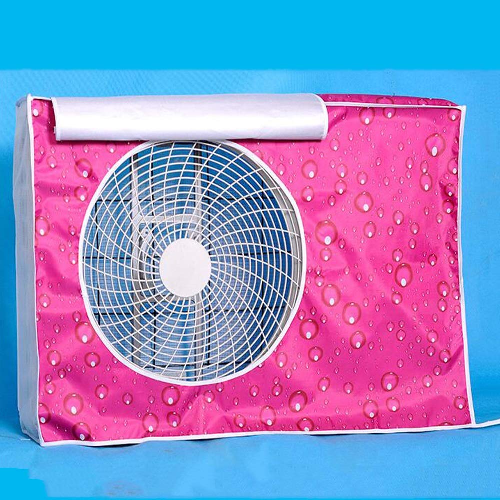 Zhangmeiren Waterproof Sunscreen Outdoor Air Conditioner Cover - Dust Protection for Hanging AC Units (Pink, Size M) - Perfect for Home, Apartment & RV Use