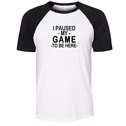 Black Short Sleeve Raglan T-shirt