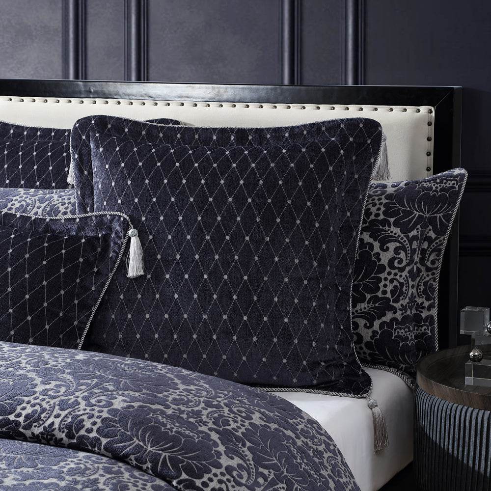 Premium Esmeralda Ink European Pillowcase Set - Luxury 100% Cotton Decorative Pillow Cover for Bedroom, Living Room & Sofa - Elegant Home Decor Gift Idea