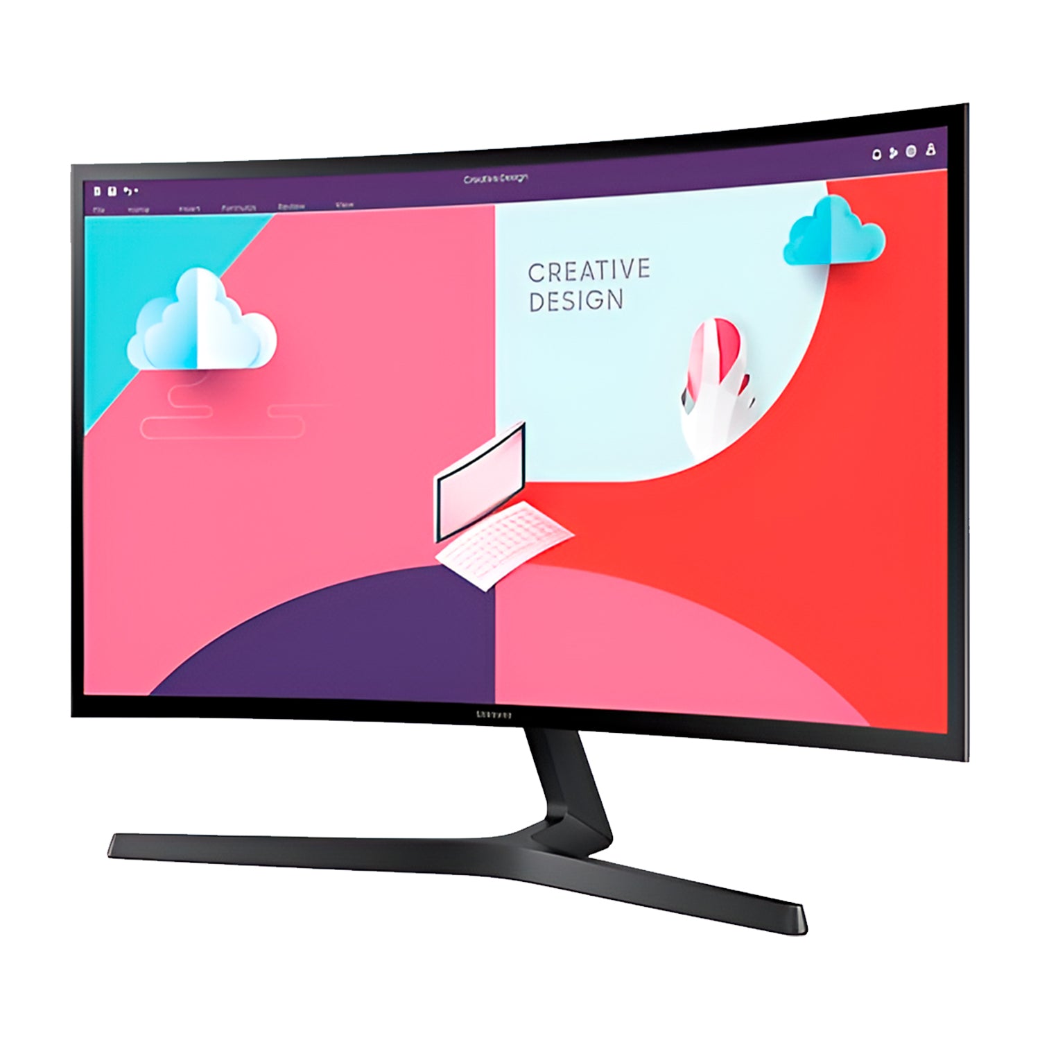 Samsung 27 Inch Curved Monitor - FHD 1080p, 75Hz Refresh Rate, 5ms Response Time, AMD FreeSync - S27C360EAL for Gaming, Office Work & Home Entertainment