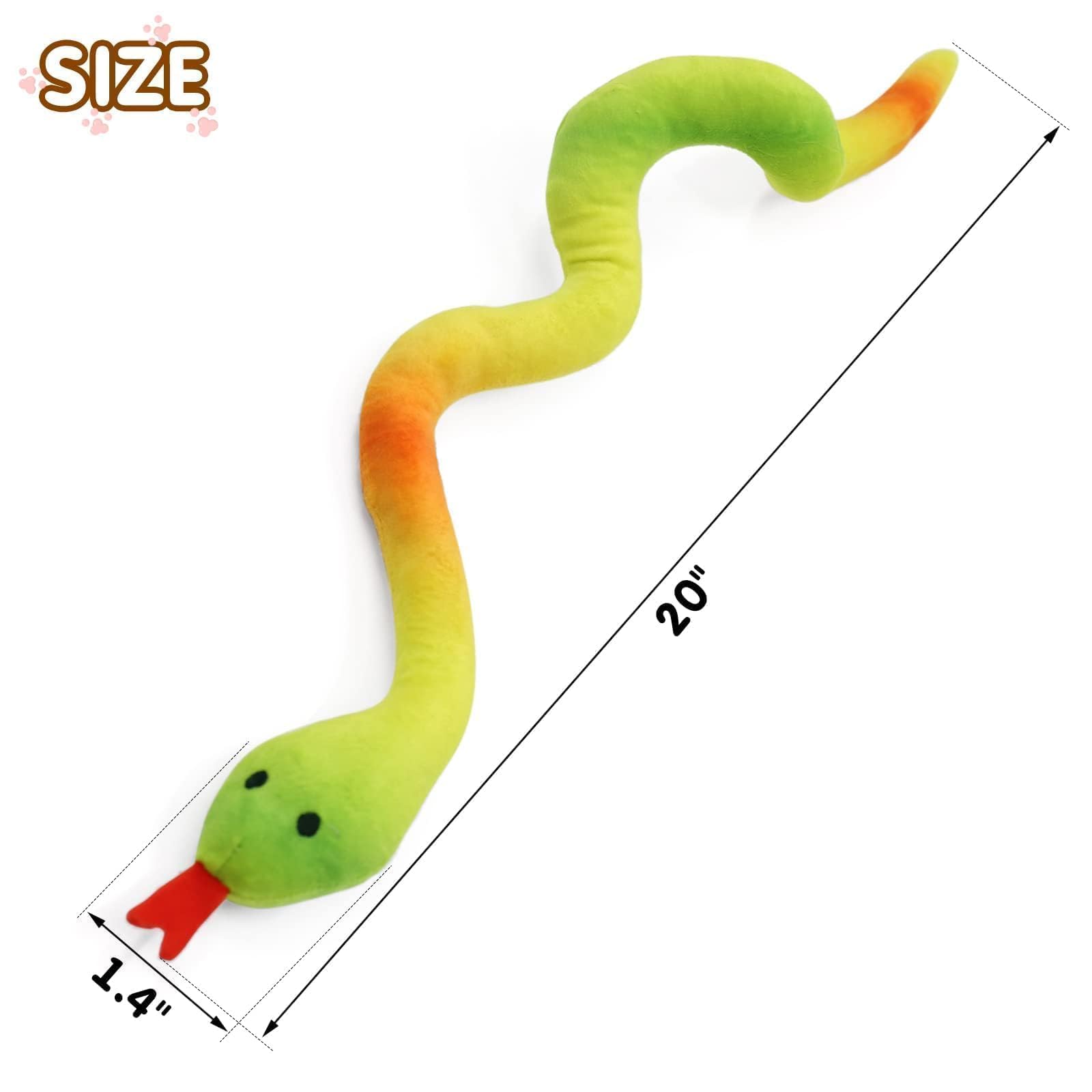 **CiyvoLyeen 5 Pack Snake Cat Toys with Catnip - Interactive Kitten Toys for Indoor Cats, Chew Toys for Dental Health - Perfect Gift for Cat Lovers (Playtime, Training & Stress Relief)**