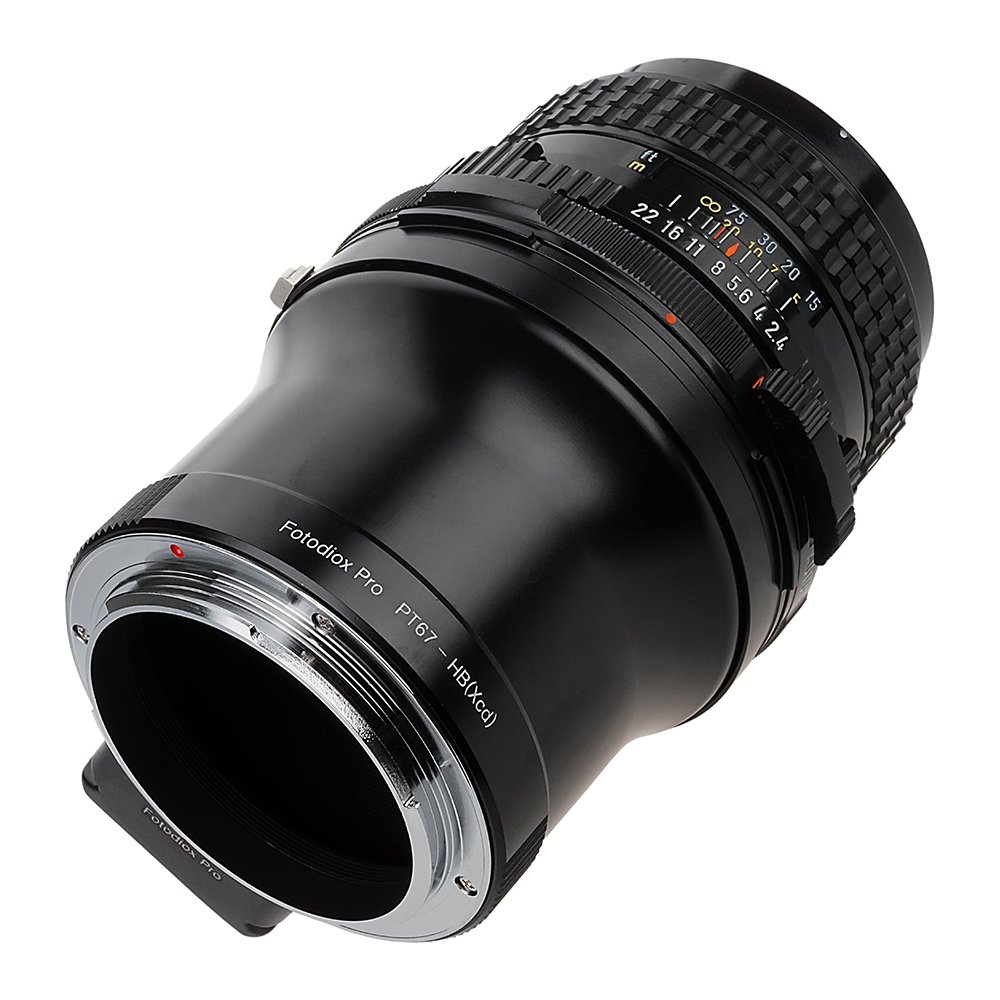 Fotodiox P67-XCD-Pro Lens Mount Adapter for Pentax 6x7 to Hasselblad XCD Cameras - Compatible with X1D 50c & X1D II 50c - Black (4x3.5x3 inches) - Perfect for Professional Medium Format Photography & Film Shooting