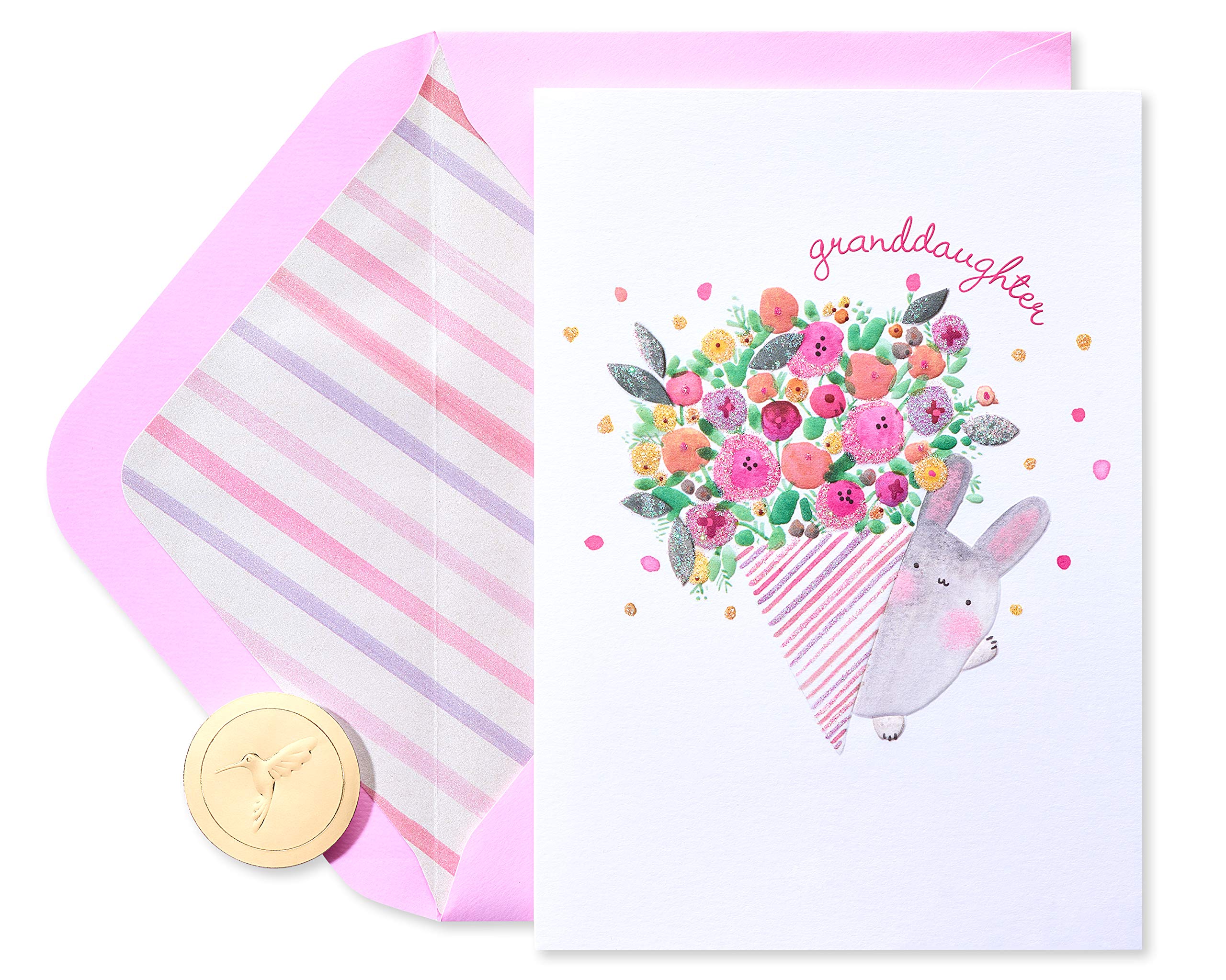 Beautiful Papyrus Birthday Card for Granddaughter - Heartfelt Love & Pride Greeting Card | Perfect for Granddaughter's Birthday, Graduation & Special Occasions