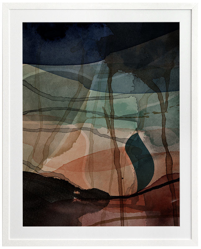 Eternal Autumn Framed Art Print - Fall Landscape Wall Decor for Living Room, Bedroom & Office - Perfect Seasonal Home Decoration