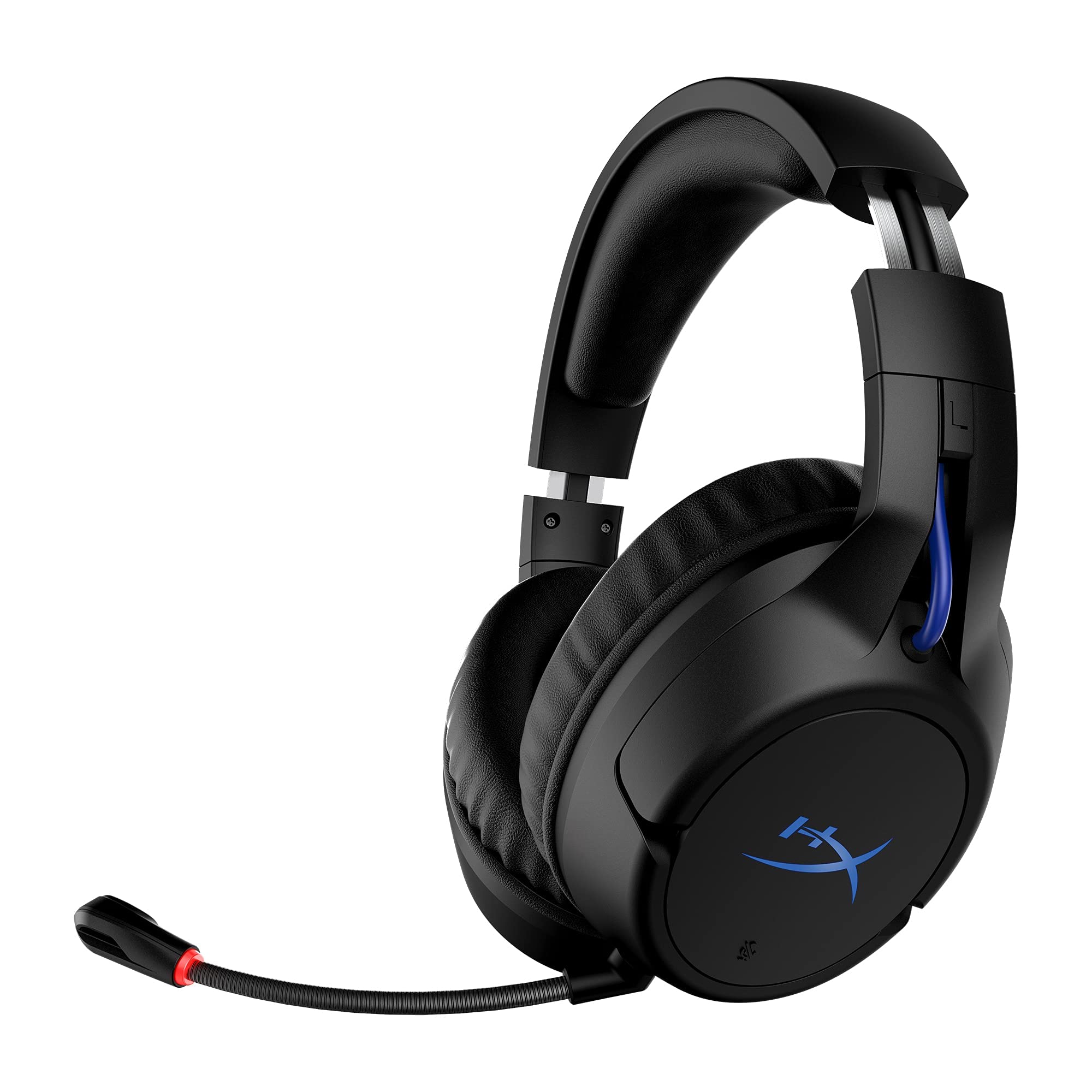 HyperX Cloud Flight Wireless Gaming Headset for PS5, PS4, PC - 30H Battery Life, Memory Foam Ear Cushions, Noise-Cancelling Mic with LED Mute (Renewed) - Perfect for Competitive Gaming & Long Streaming Sessions
