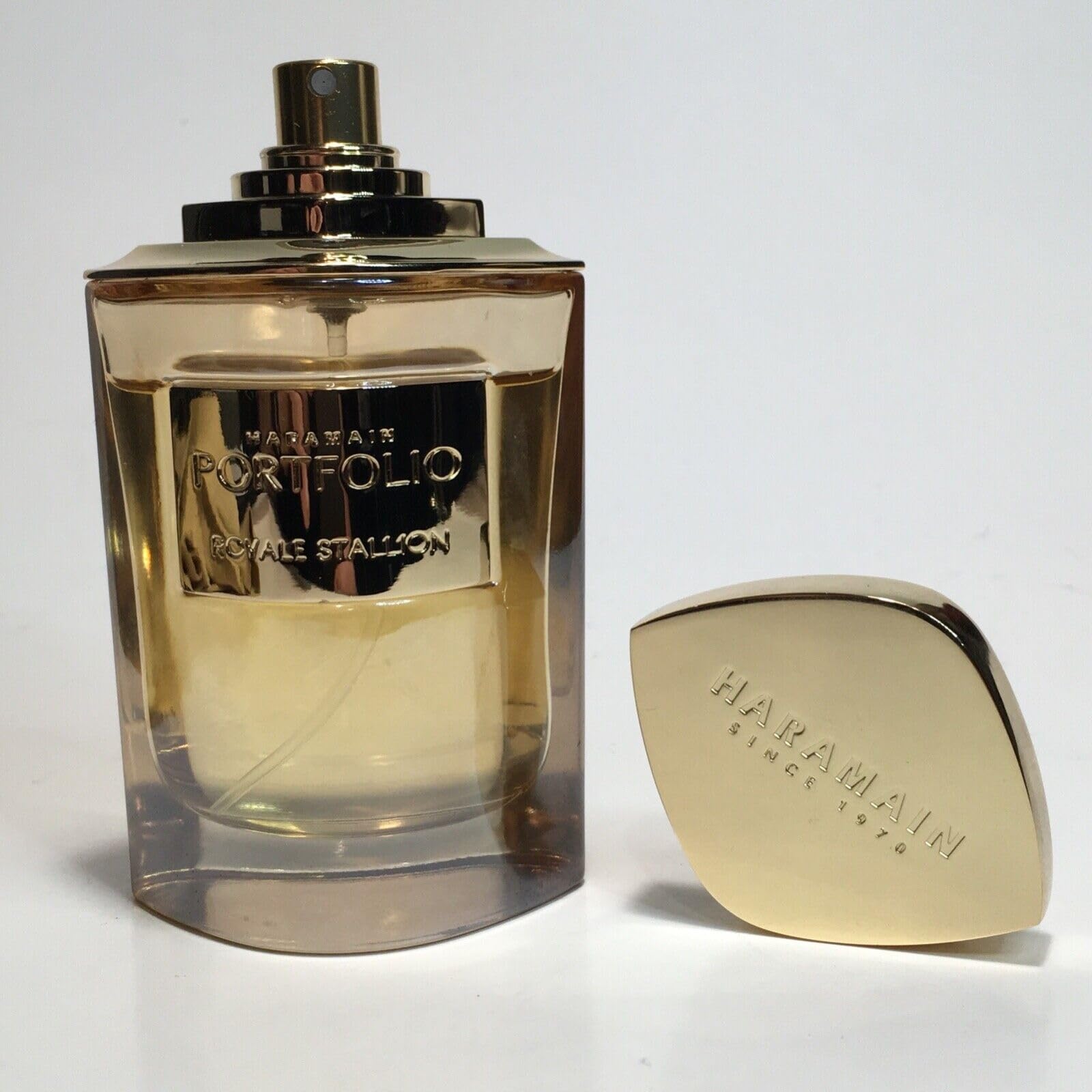 Al Haramain Portfolio Royale Stallion Cologne for Men - Long Lasting Arabian Perfume Spray (2.5 oz) - Premium Fragrance for Day & Night Wear, Office & Special Occasions