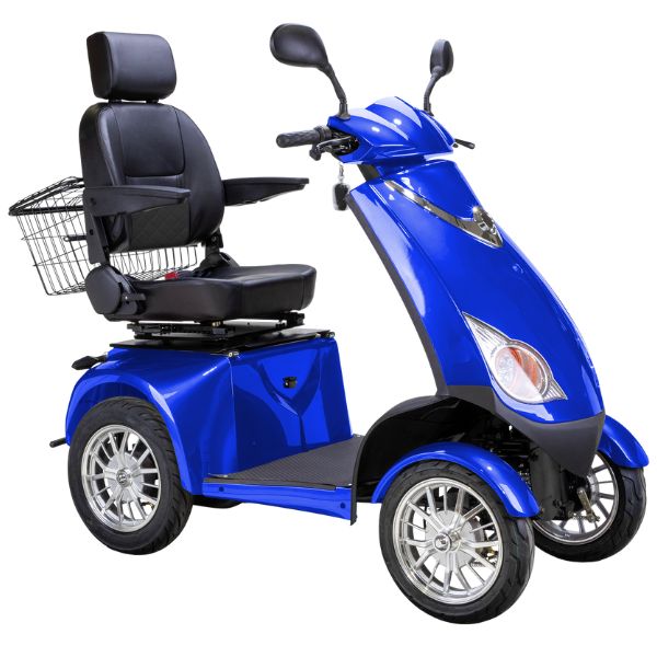 Premium Platinum Bariatric 4-Wheel Mobility Scooter for Heavy Adults - Heavy Duty Electric Wheelchair for Indoor & Outdoor Use - Ideal for Shopping, Travel, and Daily Mobility Assistance