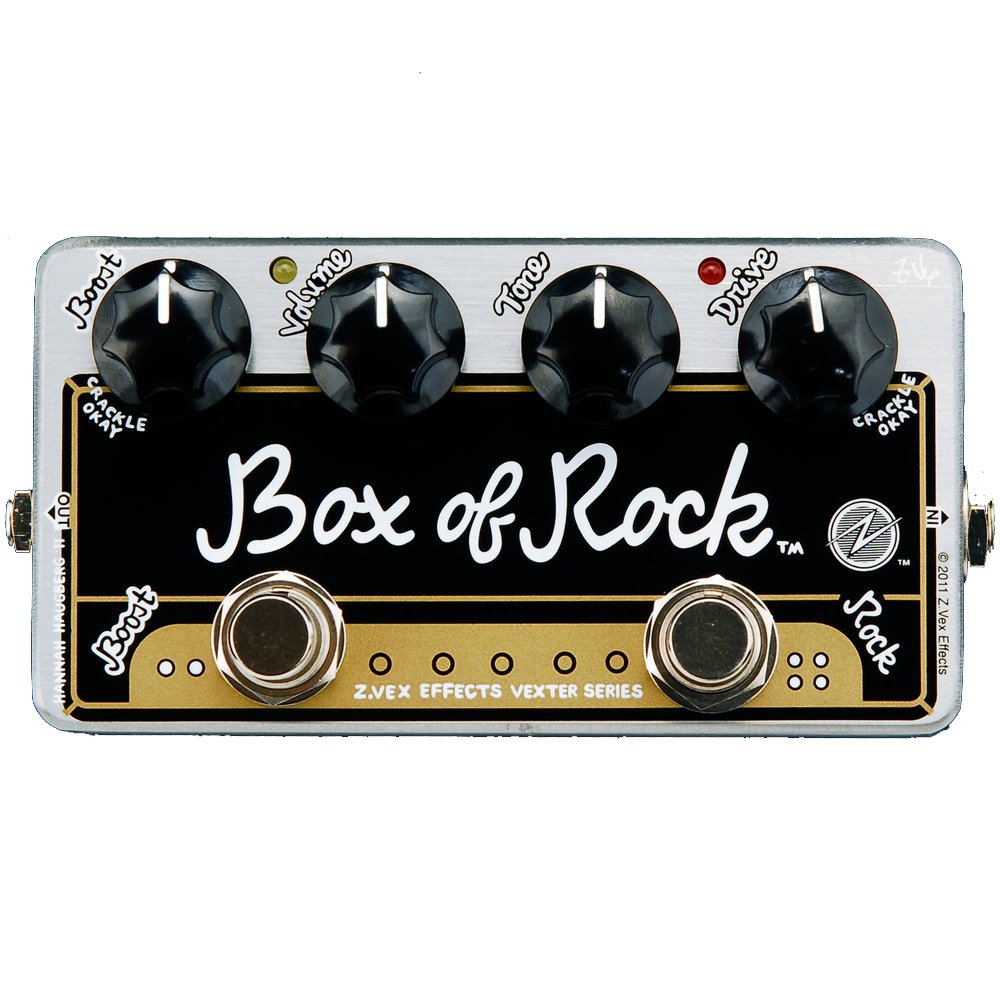 ZVEX Effects Vexter Box of Rock Distortion Guitar Pedal - High Gain Overdrive & Distortion Effects for Electric Guitar - Perfect for Rock, Metal & Blues Performances