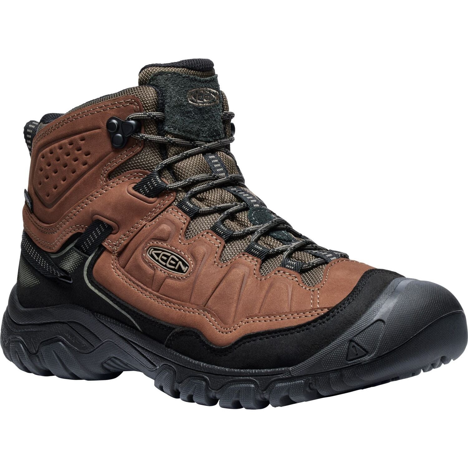 KEEN TARGHEE IV Waterproof Hiking Boots for Men - Medium & Wide Width - Durable Outdoor Trekking Shoes for Hiking, Camping & Mountain Adventures