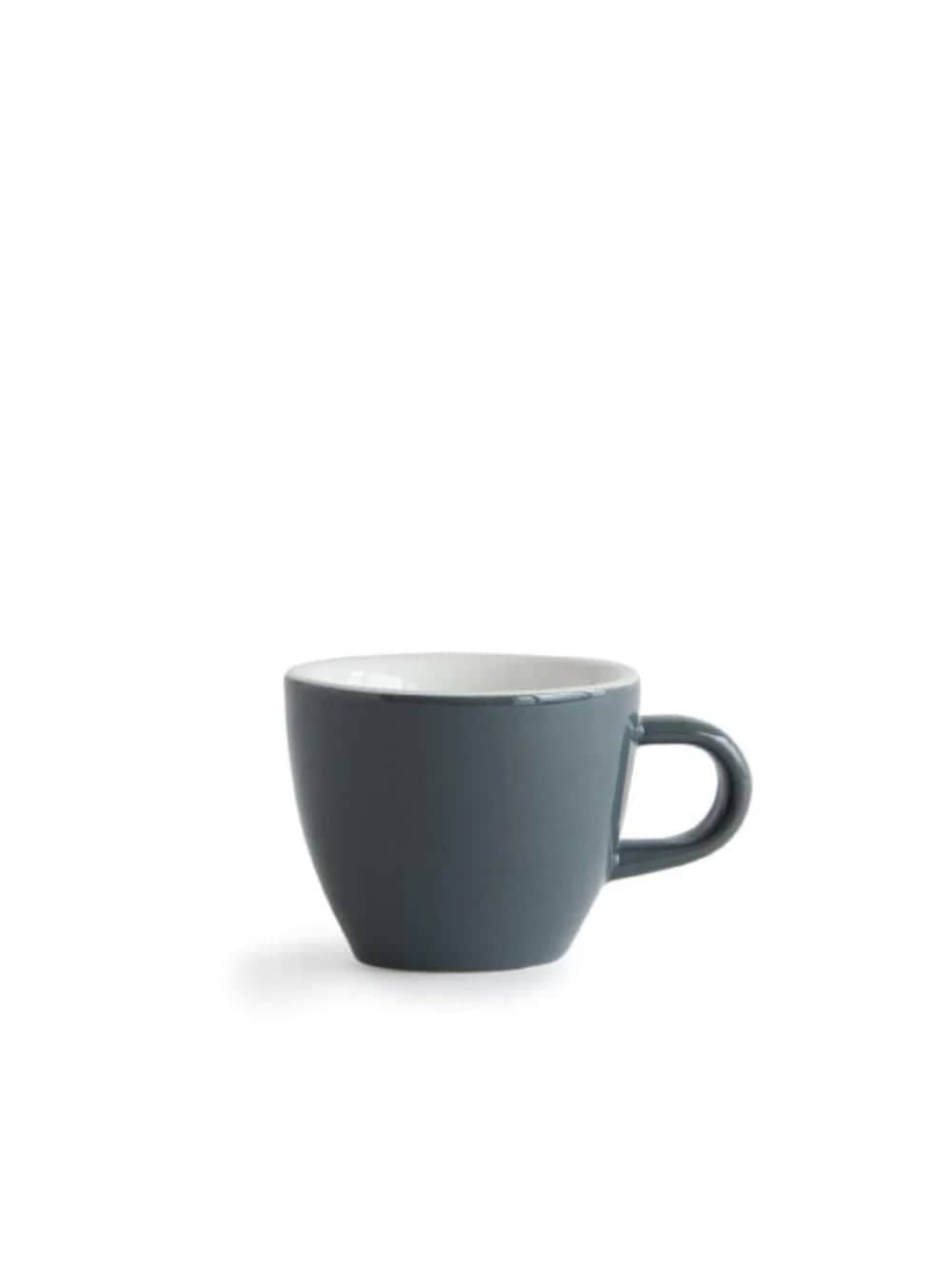 Premium ACME Espresso Demitasse Cups (70ml/2.4oz) - Set of 6 Porcelain Coffee Cups with Dolphin Design - Perfect for Home, Café & Italian Coffee Lovers