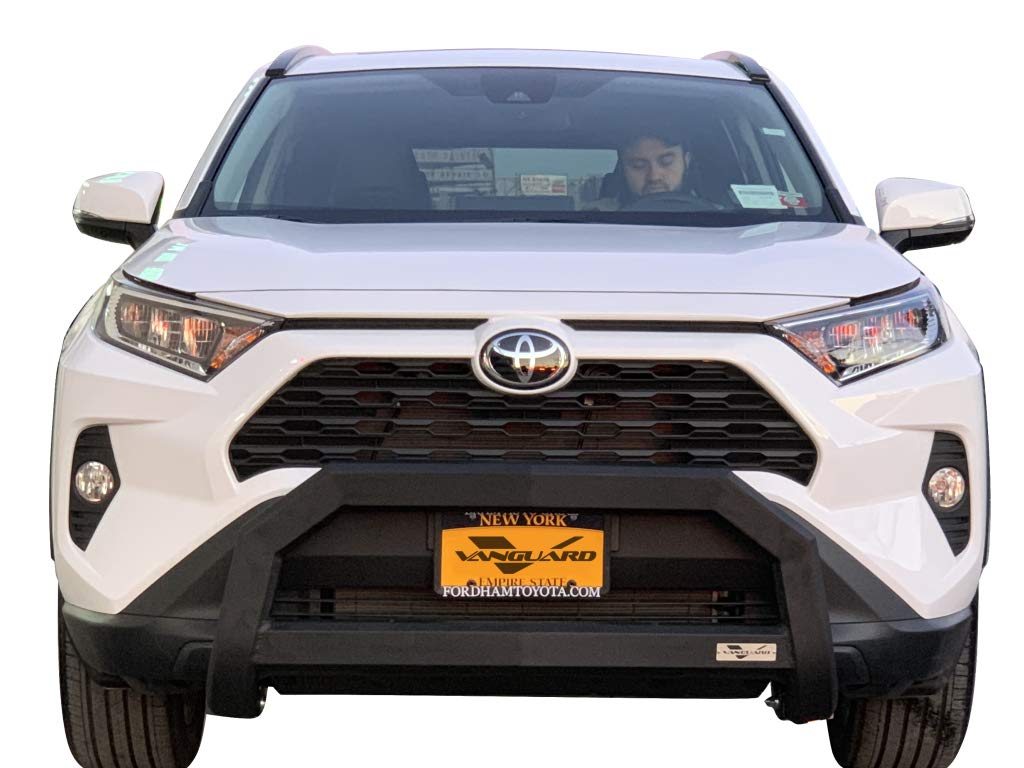 VANGUARD VGUBG-1889-1387BK-4LED Black Powdercoat Optimus Sport Bar with 4.5in Cube LED Light Kit | Compatible with 2019-2024 Toyota RAV4 (Excludes TRD) | Off-Road Lighting Upgrade for Adventure & Night Driving