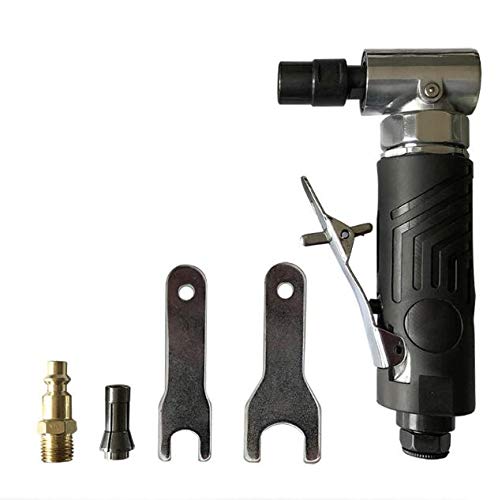 CP875 Mini 90 Degree Angle Air Die Grinder - Compact Pneumatic Tool for Metal Polishing, Grinding & Car Detailing - Professional Automotive & DIY Workshop Use