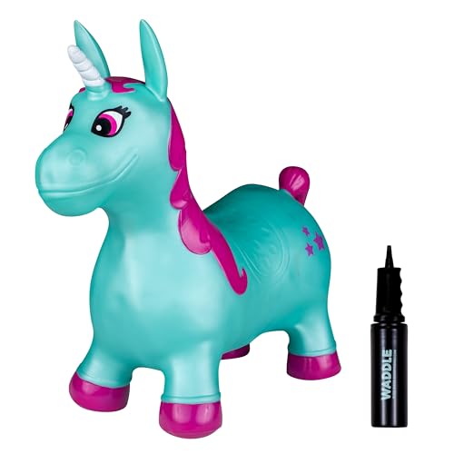 Aqua Pink Unicorn