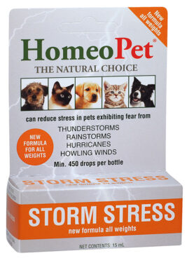 Storm Stress Relief for Pets - Calming Anxiety & Fear During Thunderstorms, Fireworks & Travel - Essential for Dogs & Cats
