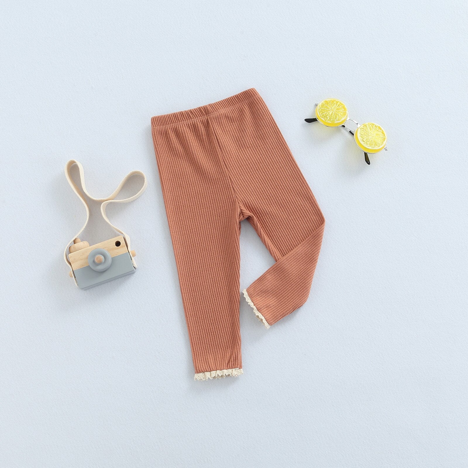 Soft Solid Color Baby Pants - Comfortable Cotton Infant Trousers for Boys & Girls | Perfect for Playtime, Daycare & Family Outings