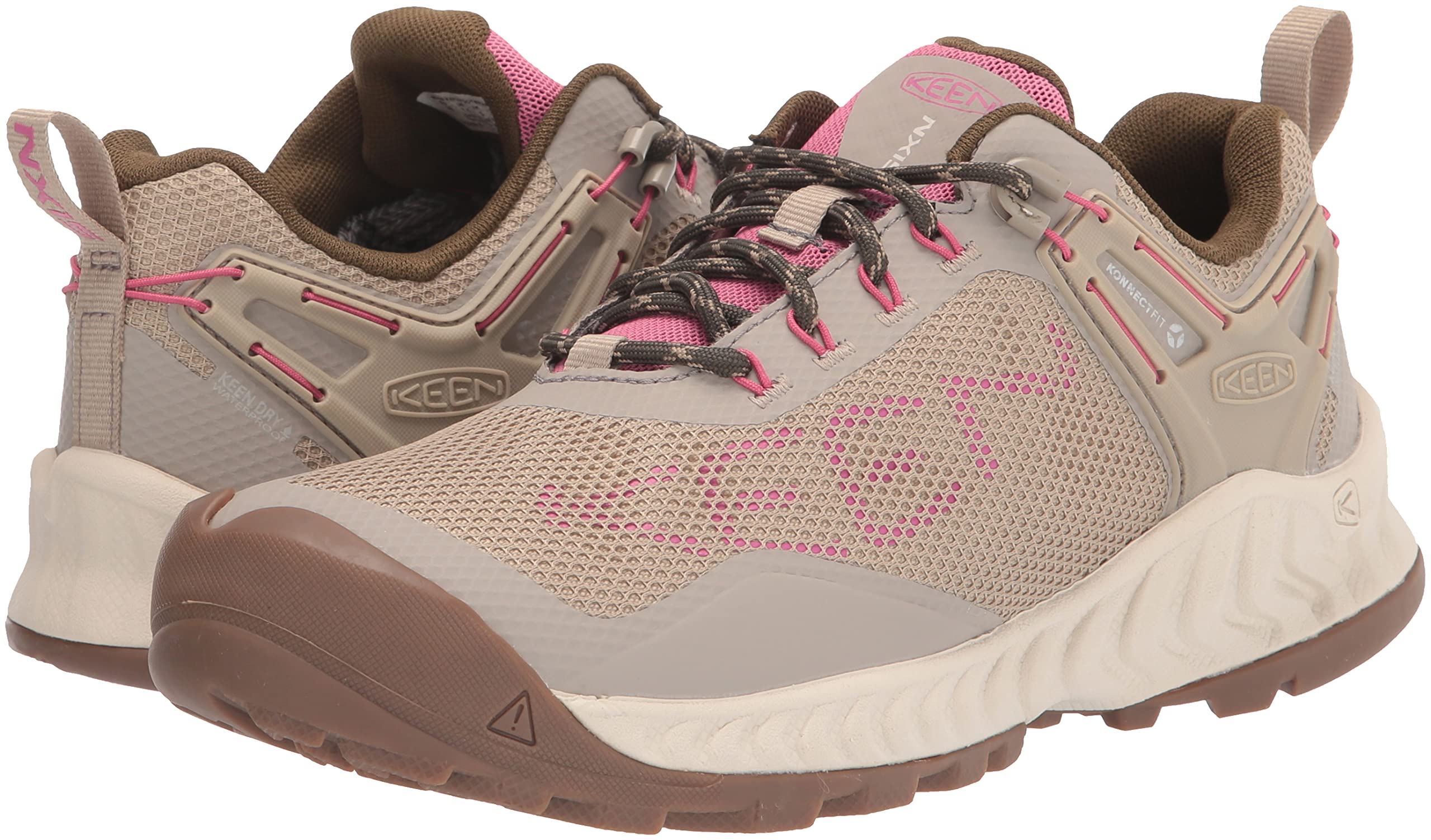 KEEN Women's Nxis Evo Low Waterproof Hiking Shoes - Lightweight & Quick-Drying for Outdoor Adventures, Trail Running & Backpacking