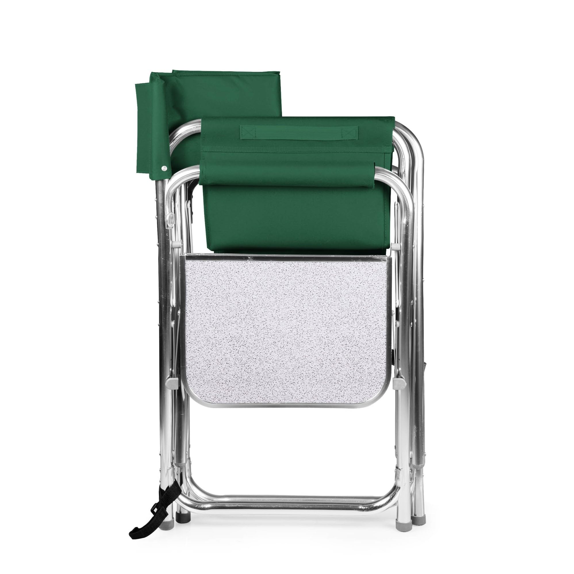 ONIVA - a Picnic Time Brand - Portable Folding Sports Chair with Side Table | Lightweight Beach & Camping Chair for Adults | Perfect for Outdoor Events, Picnics, Sports Games & Backyard Relaxation (Hunter Green)