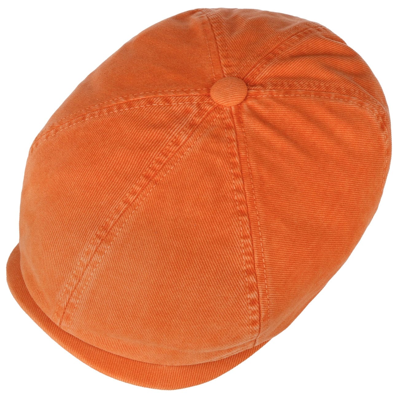 Stetson Soft Cotton 6-Panel Flat Cap for Men - Breathable & Comfortable Summer Hat for Outdoor Activities, Golf, Fishing, and Casual Wear