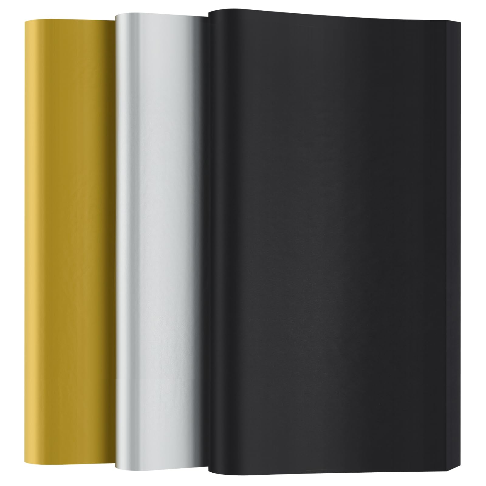 Bouiexye 60 Sheets Black Gold Silver Tissue Paper Bulk - Multicolor Gift Wrapping Paper for DIY Crafts, Floral Arrangements, Birthday, Graduation, Party & Festival Decorations - Perfect for Gift Bags, Scrapbooking & Home Decor