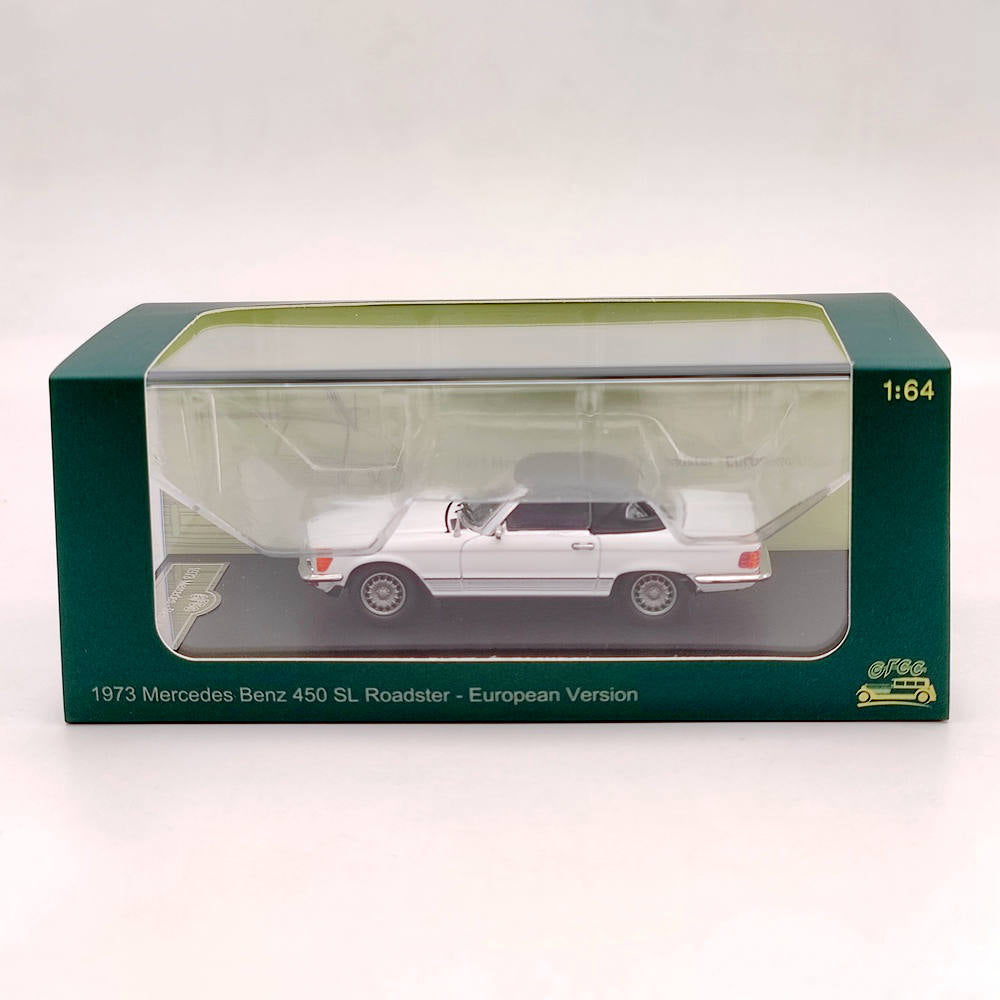 1:64 Mercedes Benz 450 SL Roadster Diecast Model Car - 1973 European & American Version - Limited Edition Collectible Toy for Adults - Perfect for Display, Gifts, and Car Enthusiast Collections