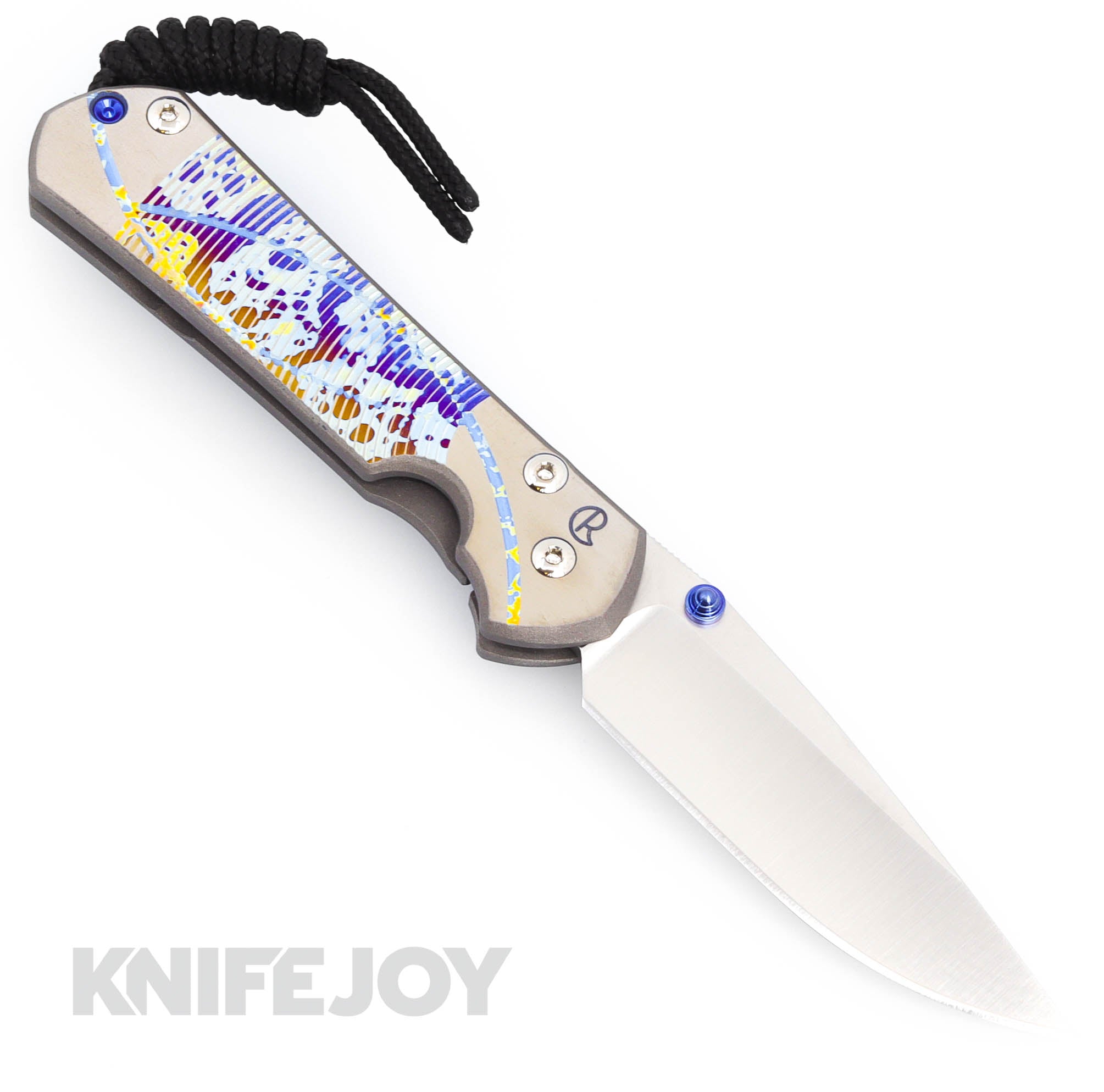 Chris Reeve Knives Small Sebenza 31 Left-Handed Drop Point MagnaCut Blade Folding Knife with Unique Graphic Handle - Perfect for EDC, Outdoor Adventures & Collectors