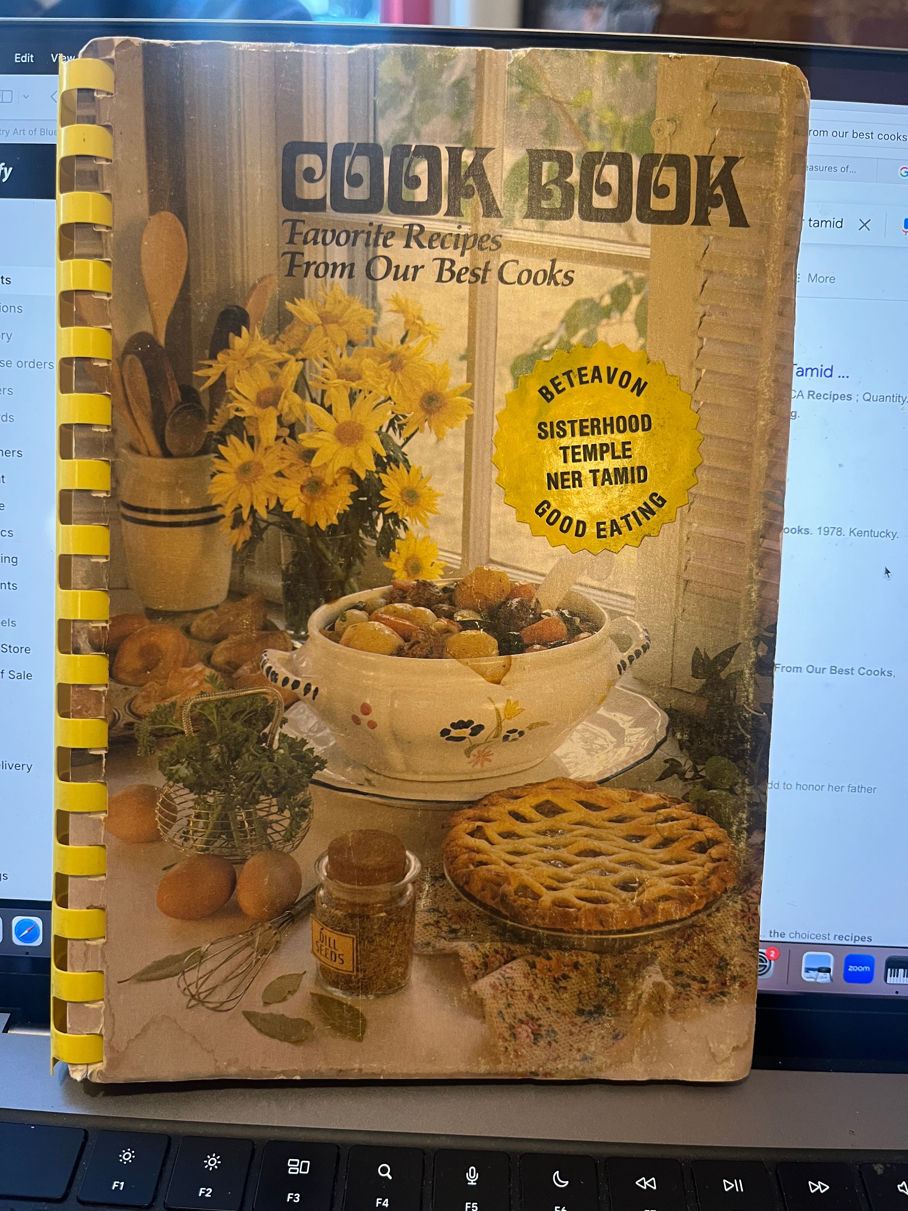 Best Cookbook: Favorite Recipes from Top Chefs by Sisterhood of Temple Ner Tamid - Perfect for Home Cooking, Gifts & Family Gatherings