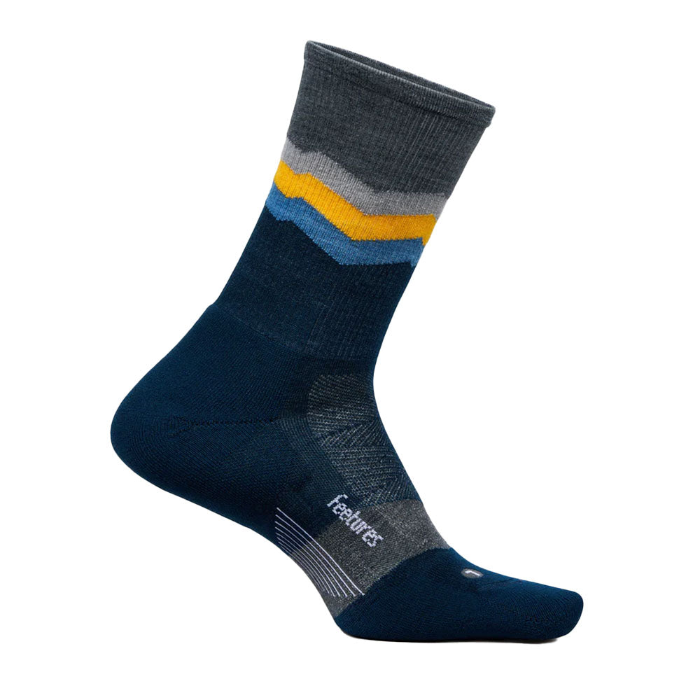 Feetures Merino 10 Max Cushion Mini Crew Socks - Ultra Soft Wool Hiking & Running Socks for Men & Women - Perfect for Outdoor Adventures, Travel & Daily Comfort